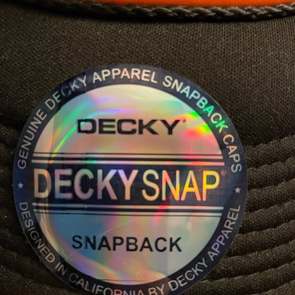 Decky, one size, orange and black San Francisco baseball cap - Picture 3 of 4